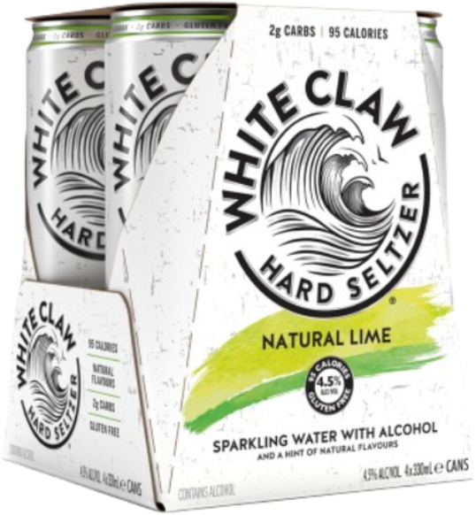 White Claw Seltzer Green Apple Can 4X330ML