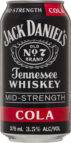Jack Daniels Tennessee Whiskey & Cola 3.5% Can 24X375ML