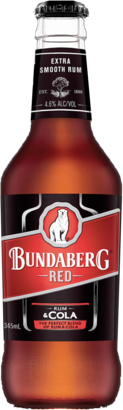 Bundaberg Rum Red & Cola 4.6% Bottle 1X345ML
