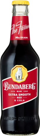 Bundaberg Rum Red & Cola 4.6% Bottle 24X345ML