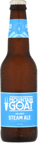 null Mountain Goat Organic Steam Ale 4.5% 4 x 6 x 330mL