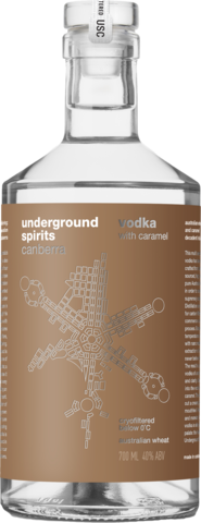 Underground Spirits Caramel Vodka 700ML