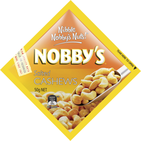 Nobbys Salted Cashews Nuts 50GM