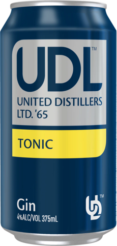 UDL Gin Tonic Can 1X375ML