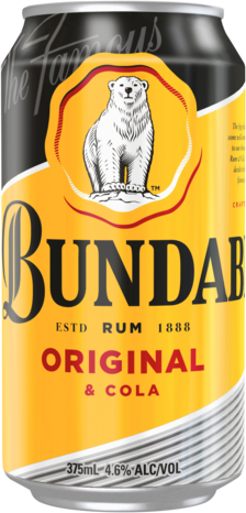 Bundaberg Rum Up & Cola 4.6% Can 3X10X375ML