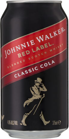 Johnnie Walker Scotch & Cola Can 3X10X375ML