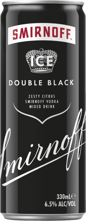 null Smirnoff Ice Double Black Can 6x375ML
