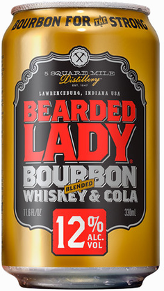 Bearded Lady Bourbon & Cola 12% Can 4X330ML