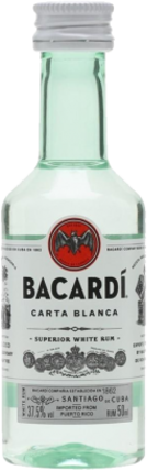 Bacardi White Rum 50ML