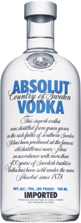 null Absolut Vodka 700ML