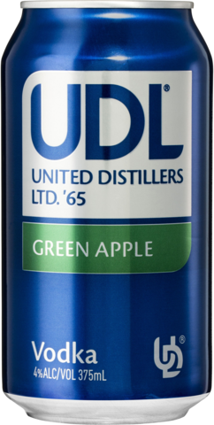 UDL Vodka Apple Can 1X375ML
