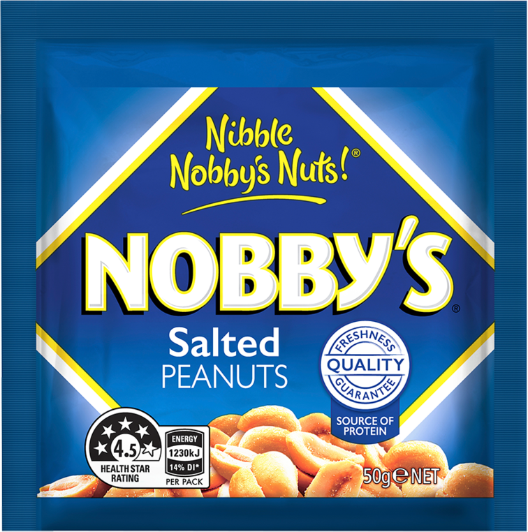  Nobbys Salted Peanuts 50GM