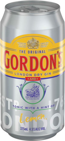  Gordons Gin & Tonic Can 4X375ML