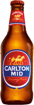 Carlton Mid Bottle 1X375ML