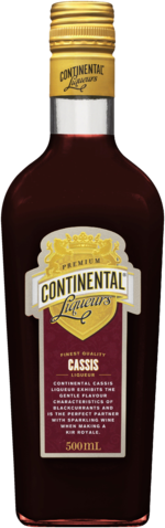 Continental Liqueurs Cassis 20.0% 500ML Bottle