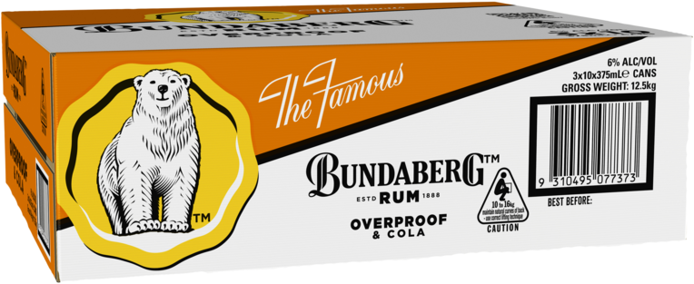 Bundaberg Rum Op & Cola 6% Can 3X10X375ML
