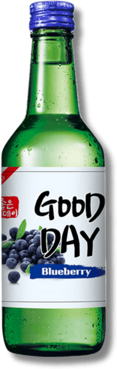 Good Day Soju Blueberry Bottle Single 360ML