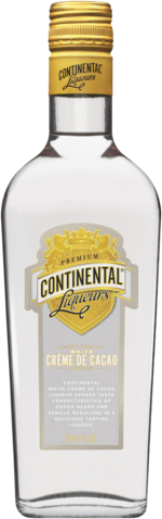 Continental Cream De Cacao White Liqueur 500ML