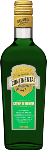 Continental Liqueurs Creme De Menthe Liqueur 500ML
