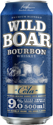 Wild Boar Bourbon & Cola 9% Can 24X500ML