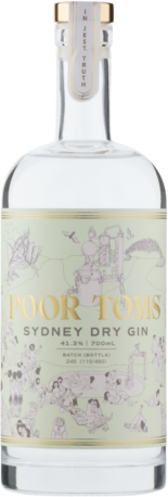 Poor Toms Sydney Dry Gin 700ML