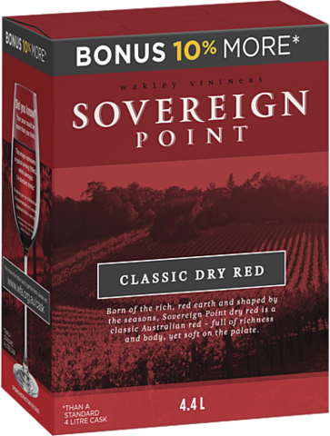 Sovereign Point Crisp Dry Red 4.4LT