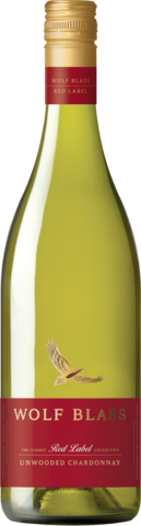 null Wolf Blass Red Unwooded Chardonnay 750ML & 1LT