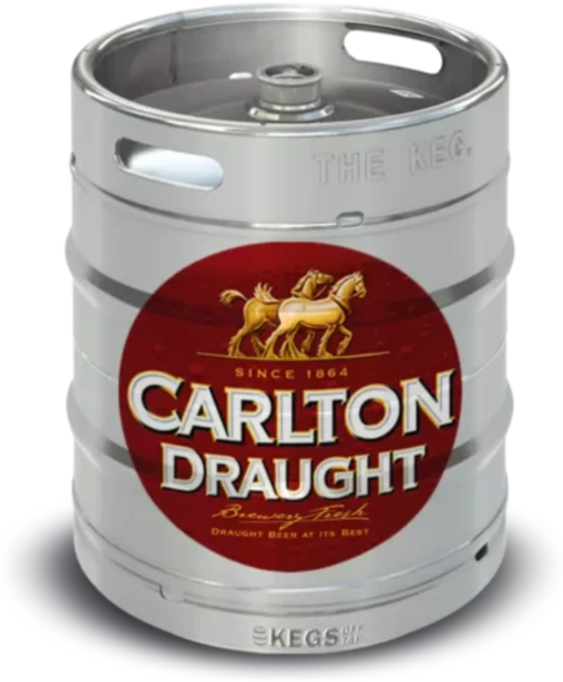 Carlton Draught 49.5LT Keg