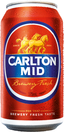 null Carlton Mid Can 24X375ML