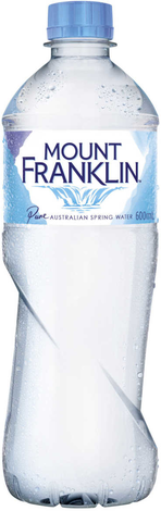 Mt Franklin Water Bottle 600ML