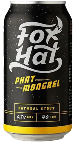 Foxhat Phat Mongrel Stout Can 24X375ML
