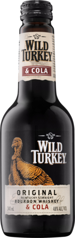 null Wild Turkey Bourbon & Cola 4.8% Bottle 24X340ML