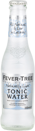 Fever Tree Light Indian Tonic Water Bottle 24X200ML