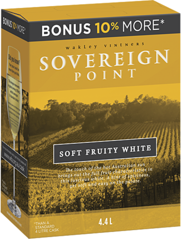 Sovereign Point Soft Fruity White 4.4LT