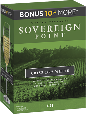 Sovereign Point Crisp Dry White 4.4LT