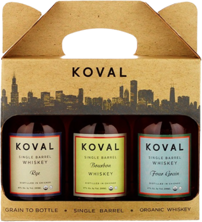 Koval Whiskey Gift Pack 3X200ML