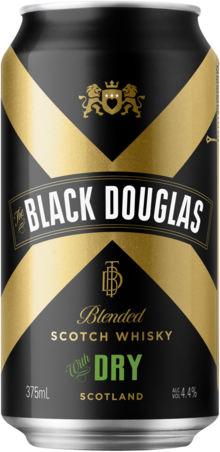 Black Douglas Scotch & Dry Can 1X375ML