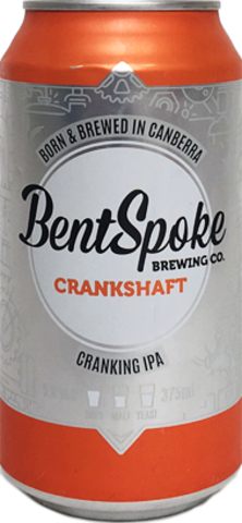 Bentspoke Crank Shaft IPA Can 1X375ML