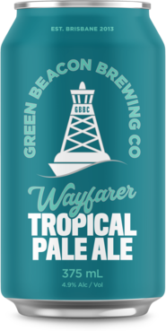 Green Beacon Wayfarer Tropical Pale Ale Can 4X375ML