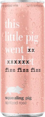 Squealing Pig Spritzed Rose Can 4X250ML