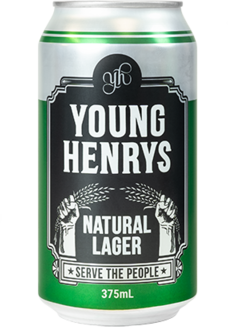 Young Henrys Natural Lager Can 1X375ML