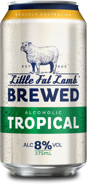 Little Fat Lamb Brewed Tropical Can 10X375ML