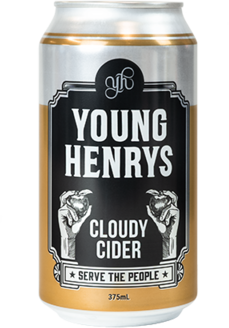 Young Henrys Cloudy Cider Can 6X375ML