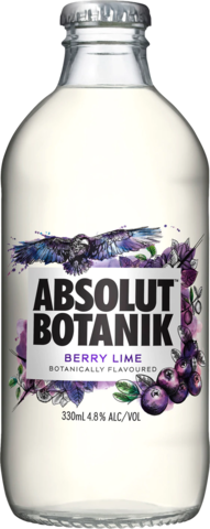 Absolut Botanic Berry Lime Bottle 24X330ML