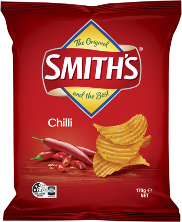 Smiths Crinkle Chilli 170GM