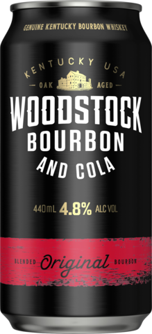  Woodstock Bourbon & Cola 4.8% Can 6X440ML