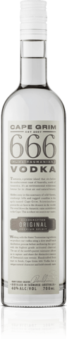 666 Pure Tasmanian Vodka 700ML