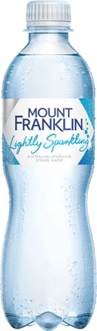 Mt Franklin Lightly Sparkling Water Btl 1X330ML