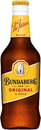 null Bundaberg Rum UP & Cola 4.6% Bottle 4X345ML