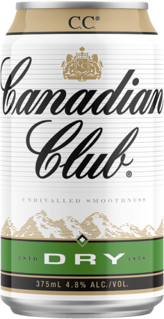 Canadian Club & Dry 4.8% Can 3X10X375ML